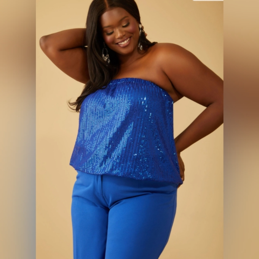 💙Ashley Stewart Sequin Tube Top Bundle 2 For The Price Of 1🩷